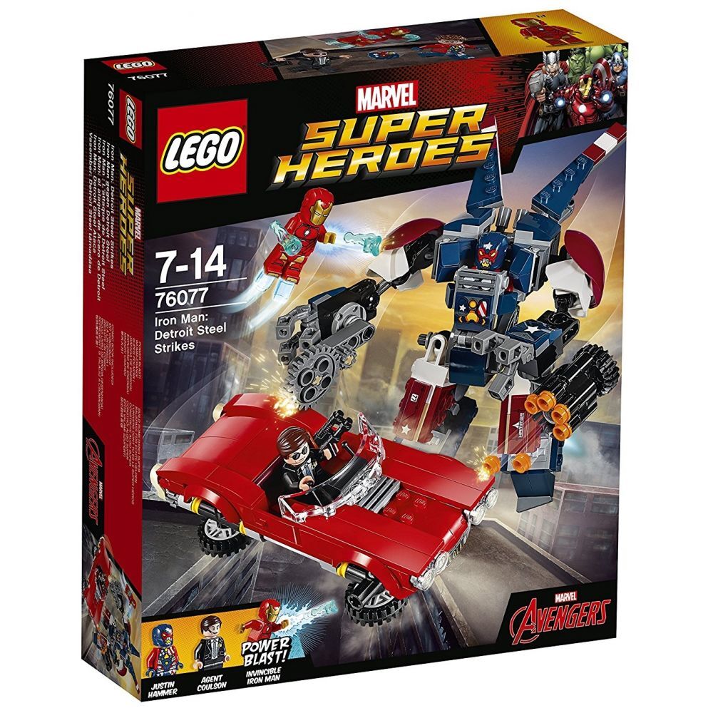 LEGO Marvel Super Heroes Iron Man gegen Detroit Steel (76077) - im GOLDSTIEN.SHOP verfügbar mit Gratisversand ab Schweizer Lager! (5702015868624)