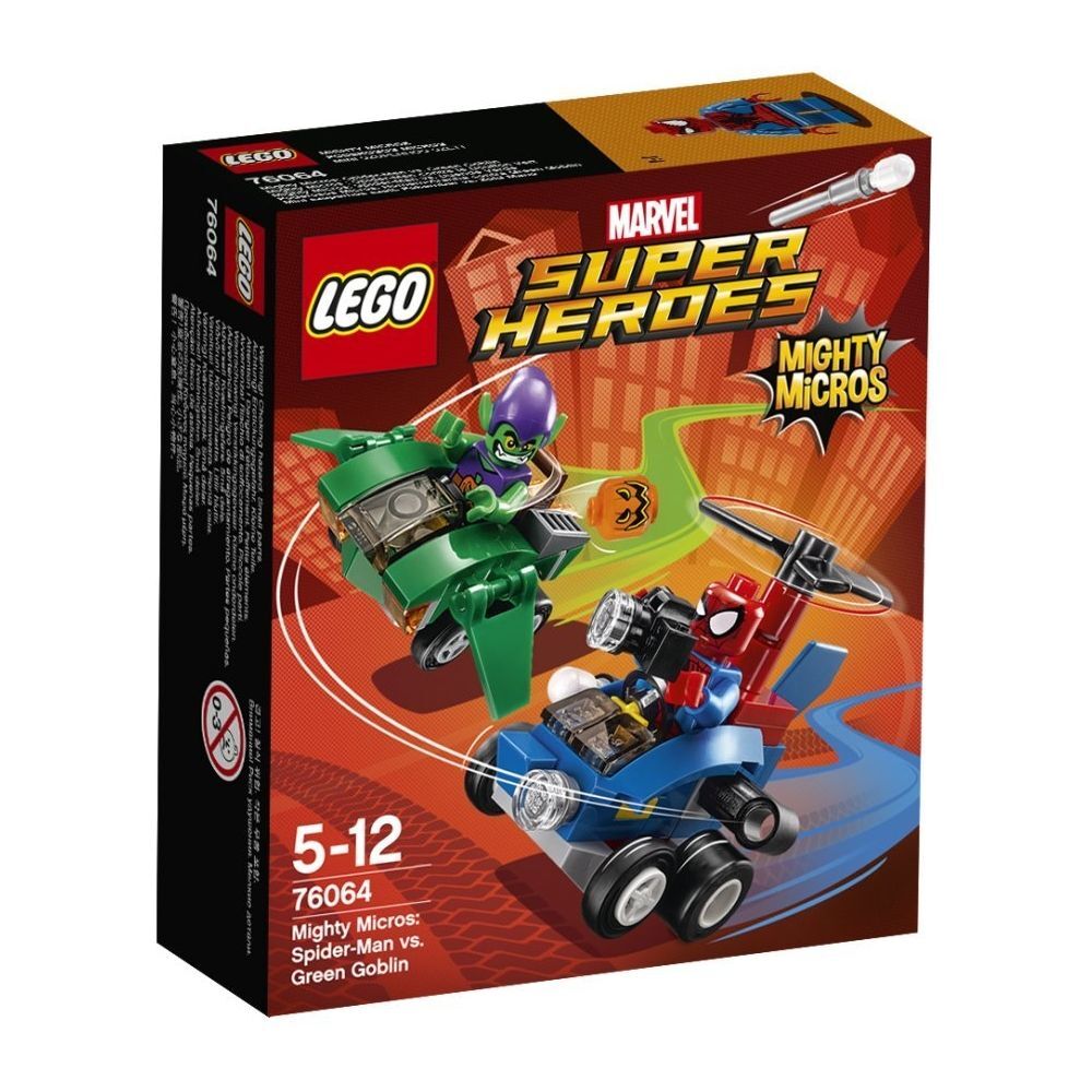 LEGO Marvel Super Heroes Mighty Micros: Spider-Man vs. Green Goblin (76064) - im GOLDSTIEN.SHOP verfügbar mit Gratisversand ab Schweizer Lager! (5702015597777)
