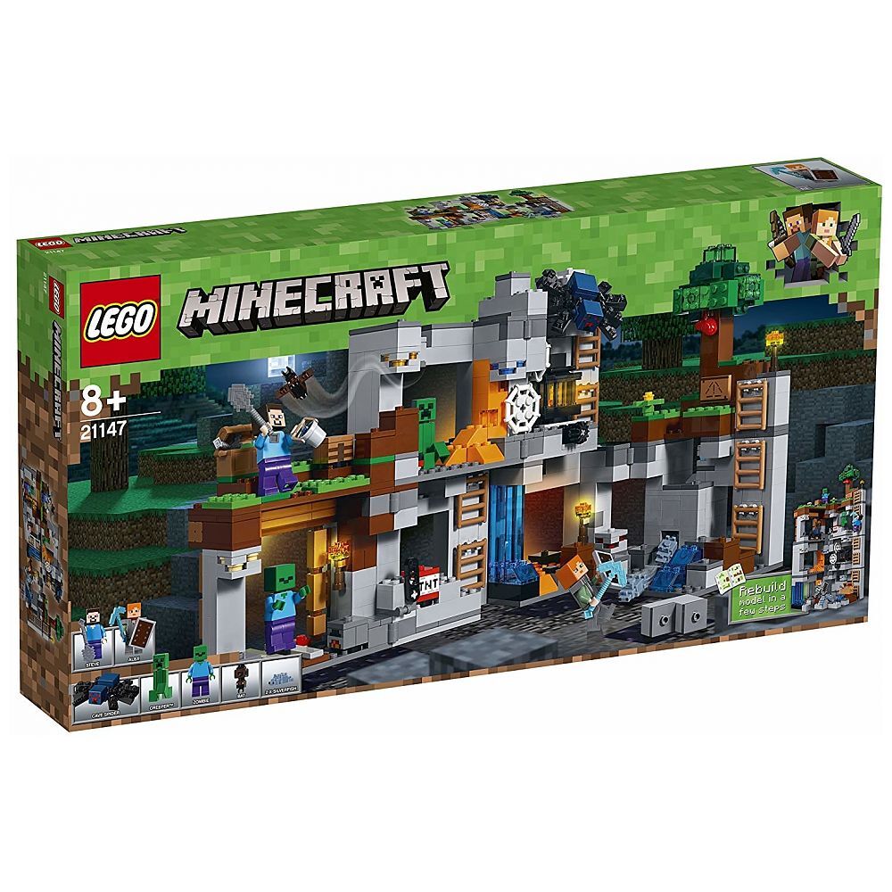 LEGO Minecraft Abenteuer in den Felsen (21147) - im GOLDSTIEN.SHOP verfügbar mit Gratisversand ab Schweizer Lager! (5702016109658)