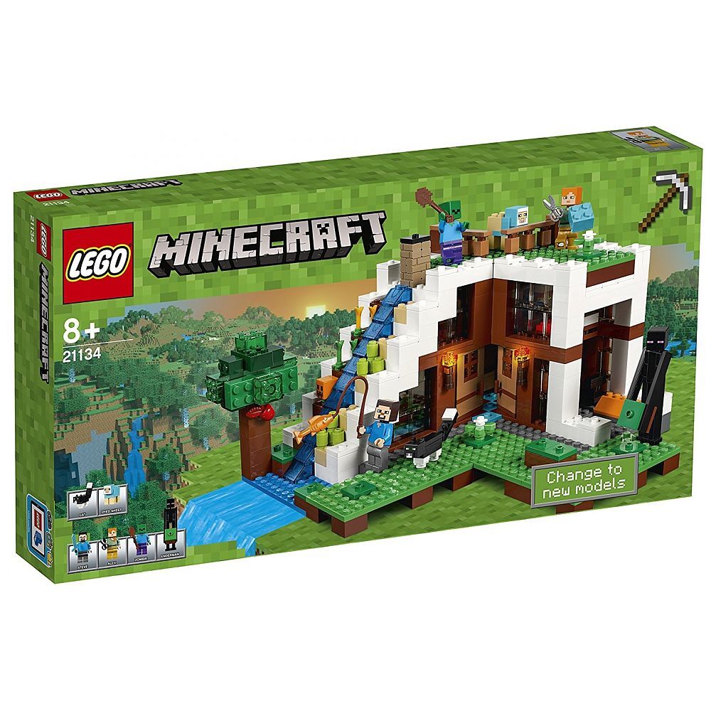 LEGO Minecraft Unterschlupf im Wasserfall (21134) - im GOLDSTIEN.SHOP verfügbar mit Gratisversand ab Schweizer Lager! (5702015865494)