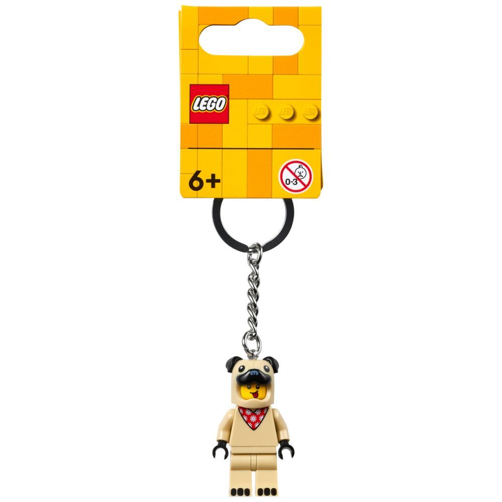 LEGO Schlüsselanhänger mit Bulldoggen-Mann (854158) - im GOLDSTIEN.SHOP verfügbar mit Gratisversand ab Schweizer Lager! (673419361170)