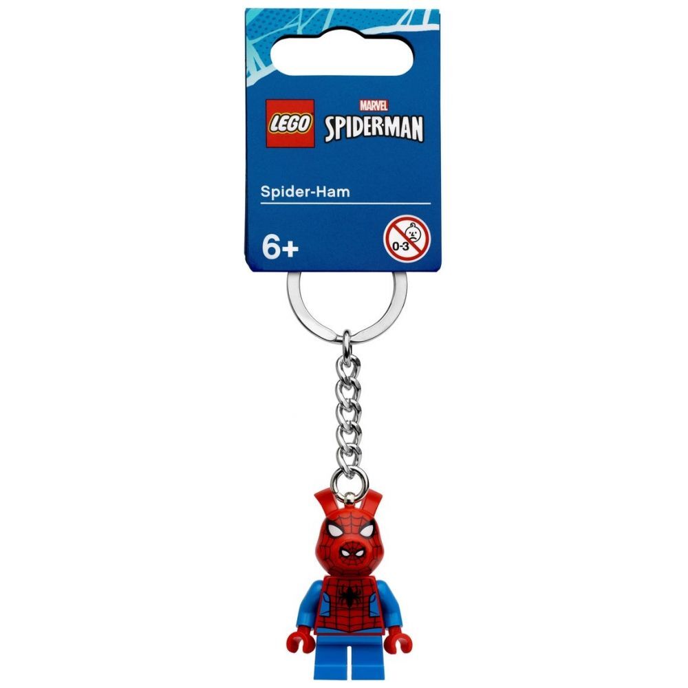 LEGO Schlüsselanhänger mit Spider-Ham (854146) - im GOLDSTIEN.SHOP verfügbar mit Gratisversand ab Schweizer Lager! (673419346610)