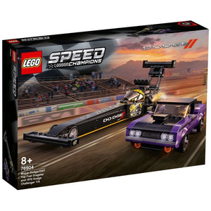 LEGO Speed Champions Mopar Dodge/SRT Top Fuel Dragster & 1970 Dodge Challenger T/A (76904) - im GOLDSTIEN.SHOP verfügbar mit Gratisversand ab Schweizer Lager! (5702016912500)