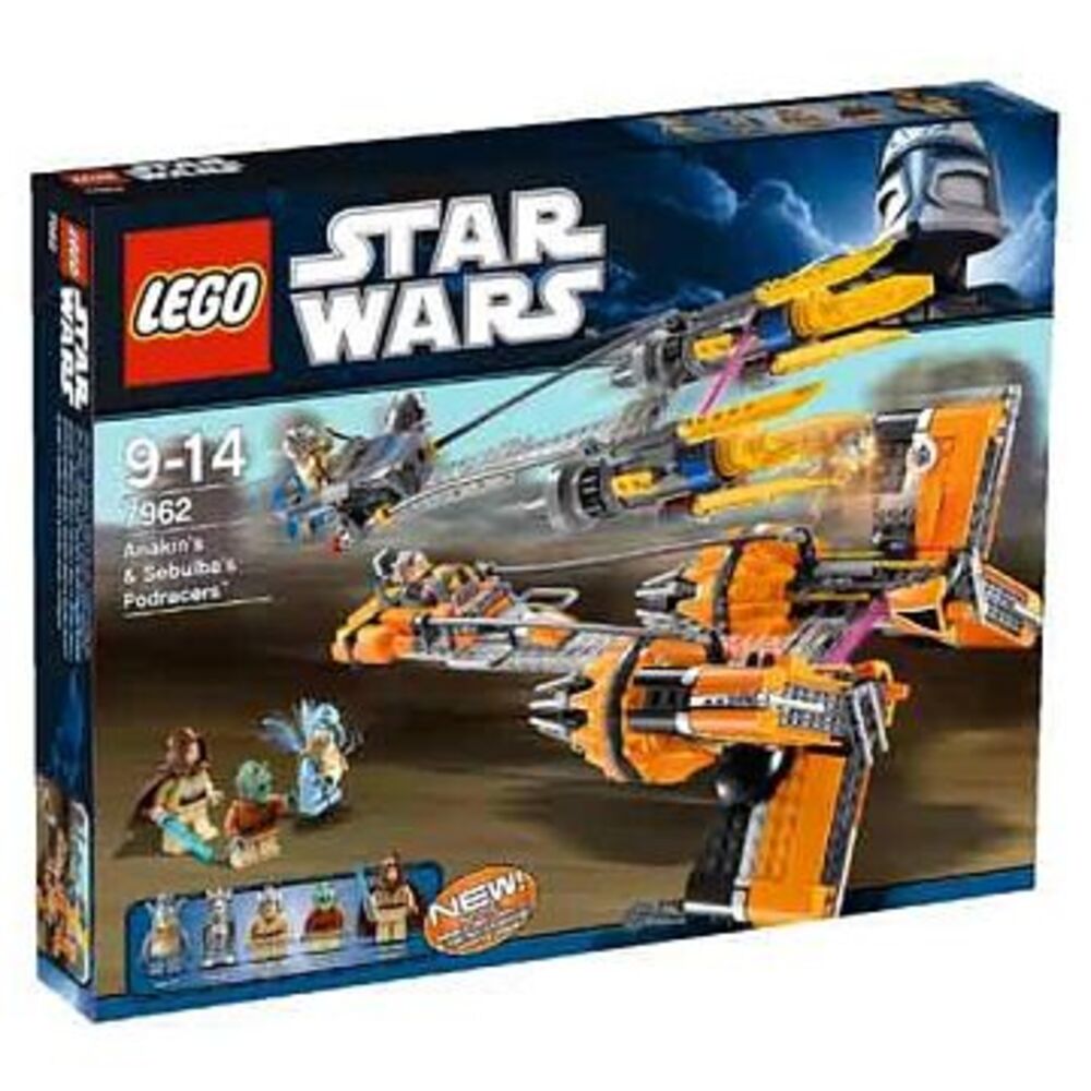 LEGO Star Wars Anakin's & Sebulba's Podracers (7962) - im GOLDSTIEN.SHOP verfügbar mit Gratisversand ab Schweizer Lager! (5702014736931)
