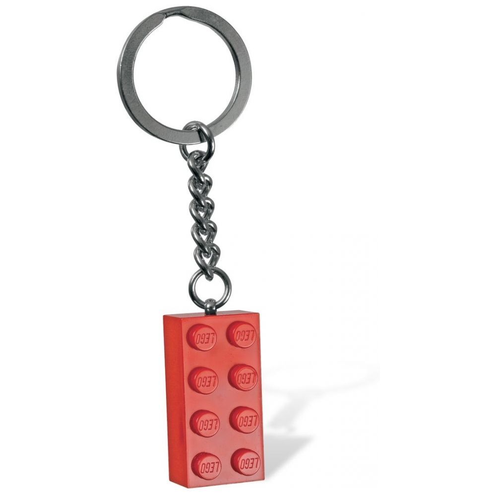 LEGO Stein Schlüsselanhänger in Rot (850154) - im GOLDSTIEN.SHOP verfügbar mit Gratisversand ab Schweizer Lager! (673419254069)
