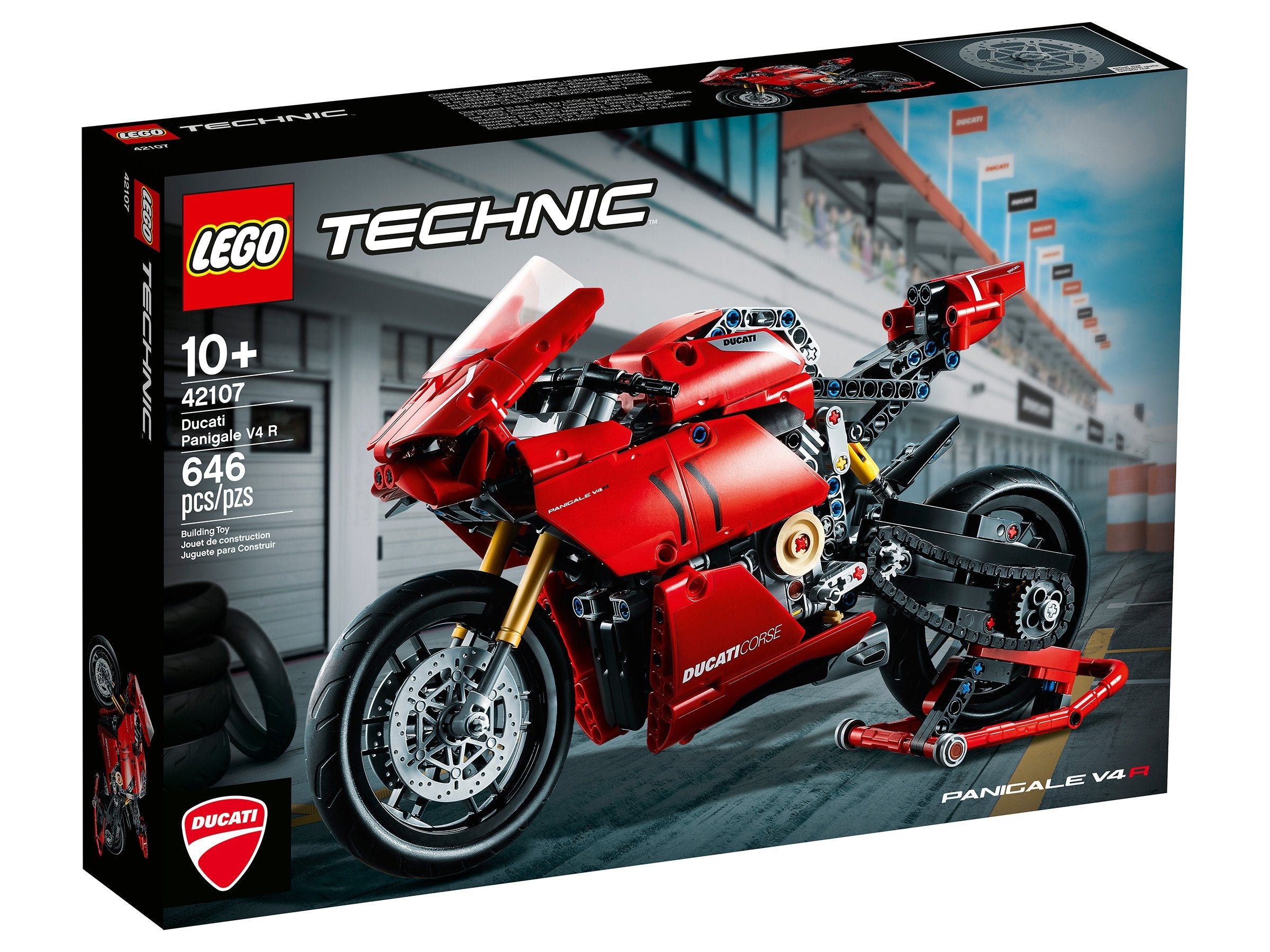 LEGO Technic Ducati Panigale V4 R (42107) - im GOLDSTIEN.SHOP verfügbar mit Gratisversand ab Schweizer Lager! (5702016616460)