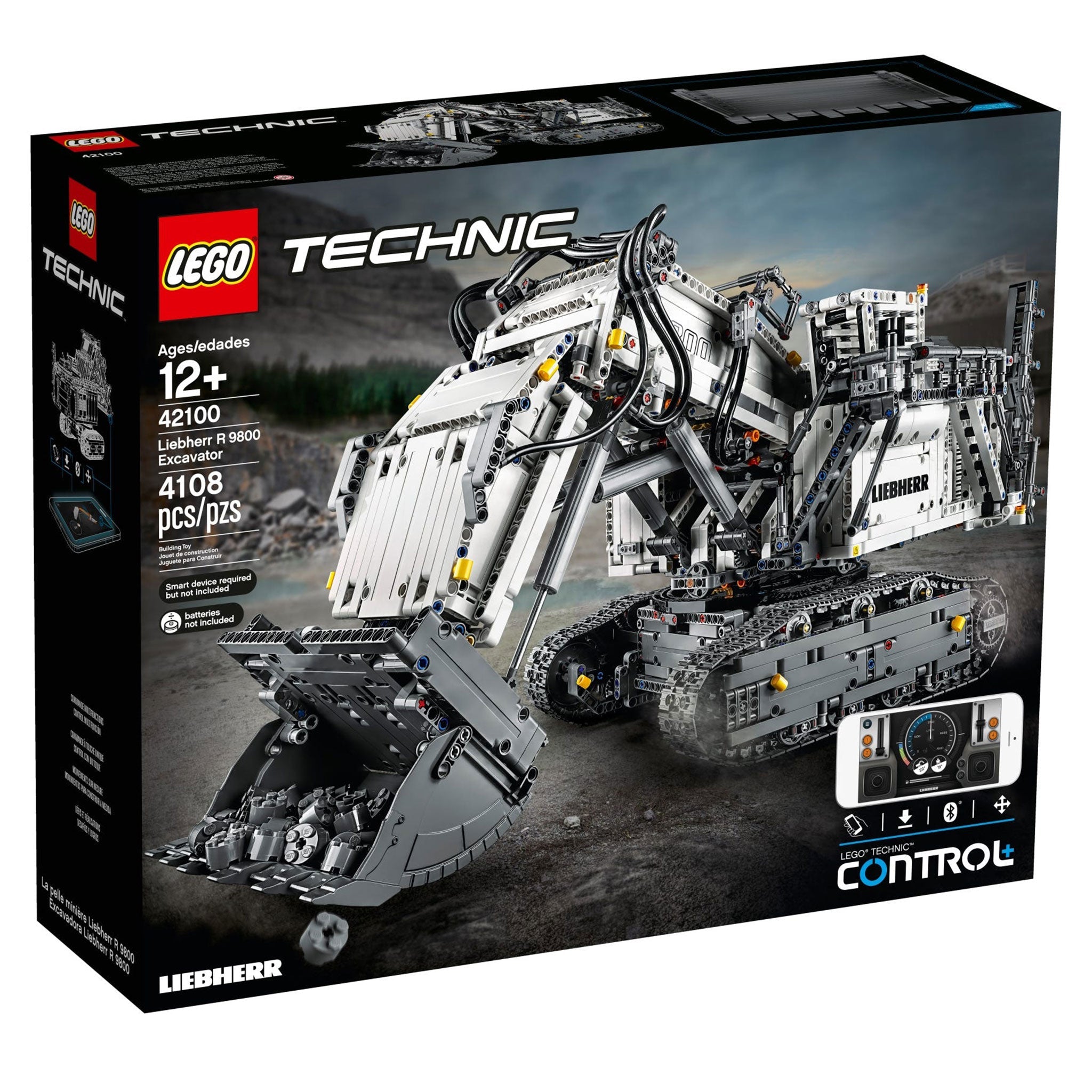 LEGO Technic Liebherr Bagger R 9800 (42100) - (OVP mit Transport- & Lagerspuren) - im GOLDSTIEN.SHOP verfügbar mit Gratisversand ab Schweizer Lager! (5702016369915)