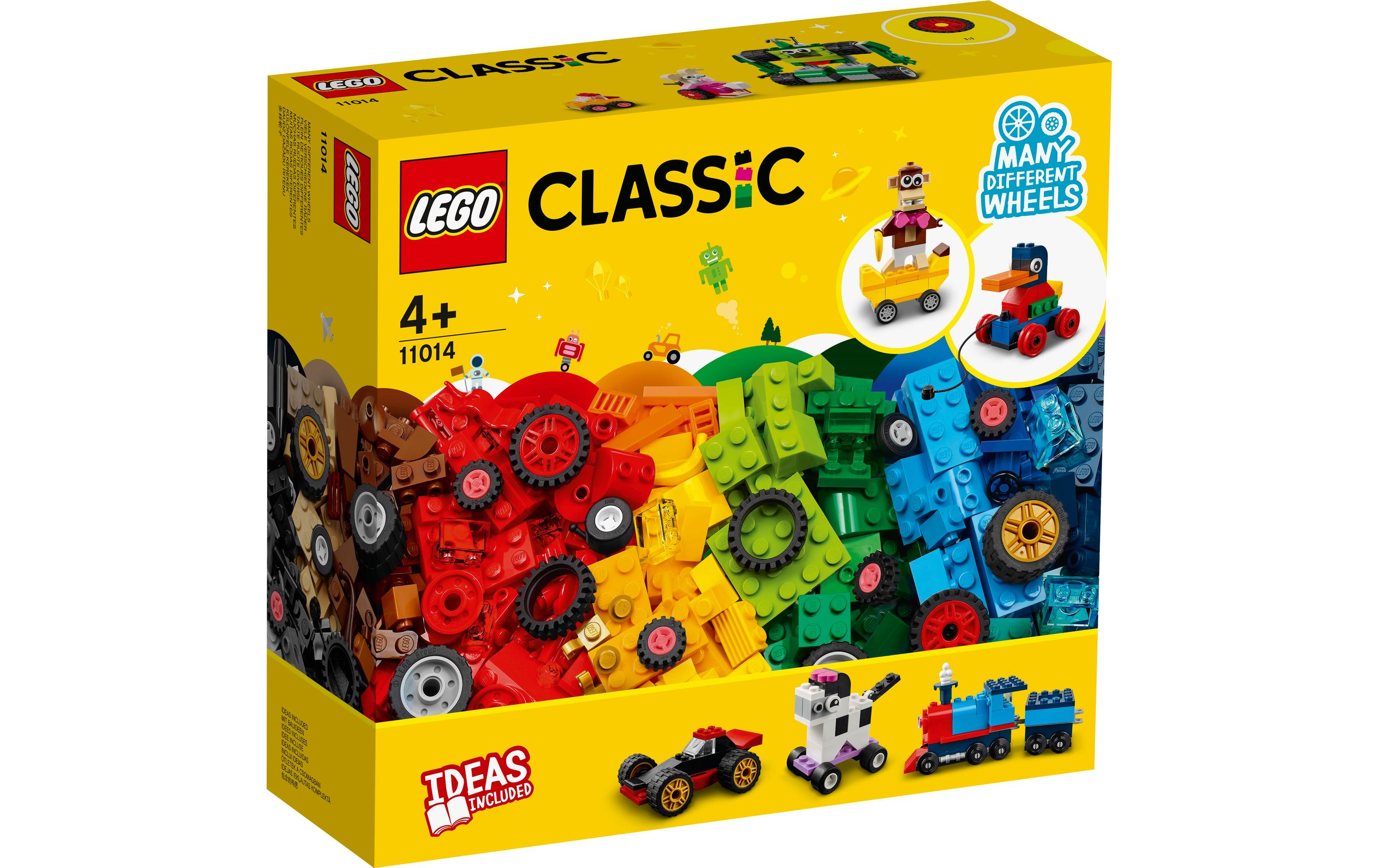 LEGO® Classic Steinebox mit Rädern 11014 - im GOLDSTIEN.SHOP verfügbar mit Gratisversand ab Schweizer Lager! (5702016889192)