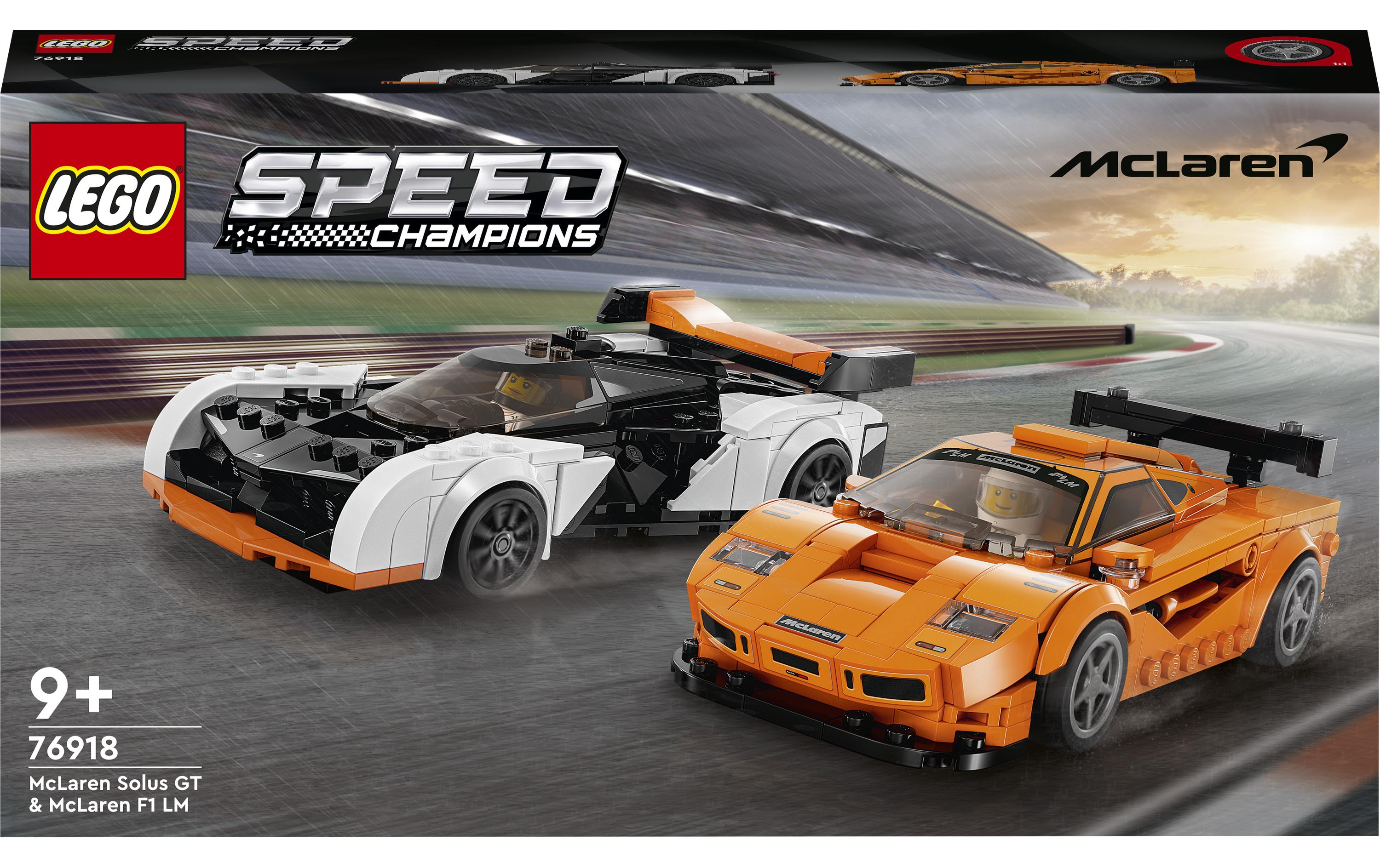 LEGO® Speed Champions McLaren Solus GT & McLaren F1 LM 76918 - im GOLDSTIEN.SHOP verfügbar mit Gratisversand ab Schweizer Lager! (5702017424224)